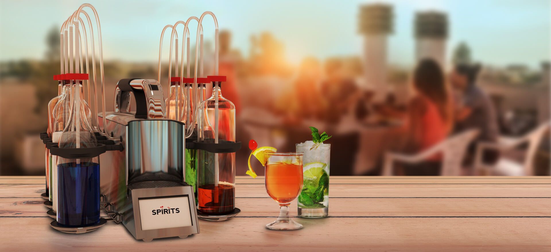 Spirits - the cocktail machine for your home and on the go.